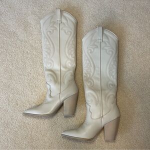 Steve Madden lasso leather cowboy boots
